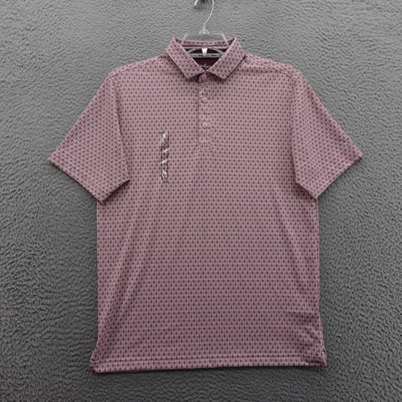 Walter Hagen Other - Walter Hagen Performance 11‎ Golf Polo Shirt All Over Print Mens Small NWT